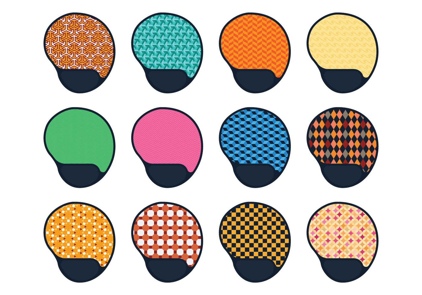 Decorative Mouse Pad Vectors 109389 Vector Art at Vecteezy