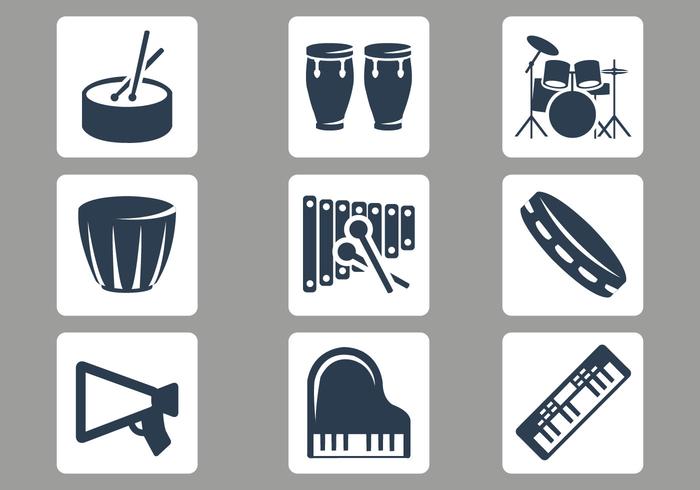 Instrumentos Musicales Gratis vector