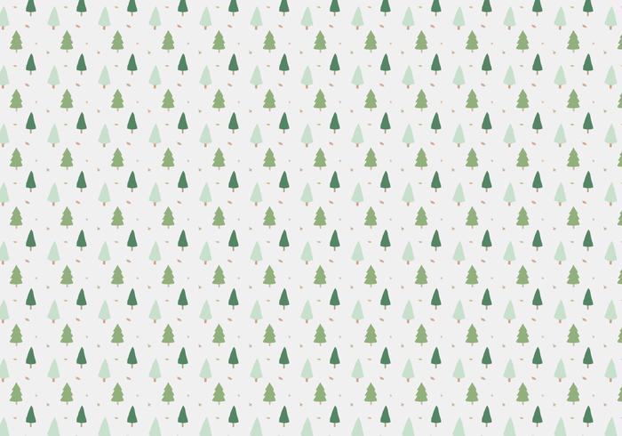 Pine Trees Pattern Background vector