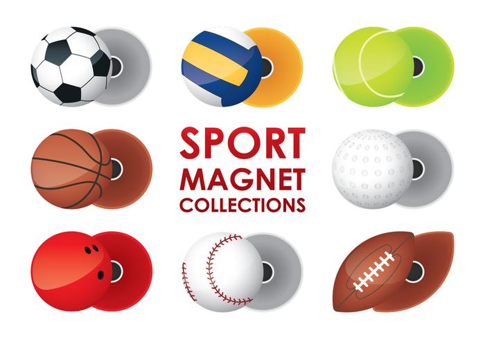 Sport Magnet Collections vector