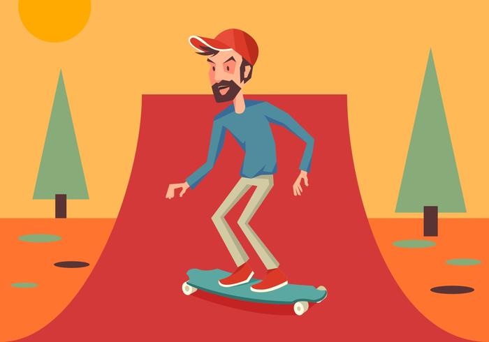 FREE LONGBOARD VECTOR 4