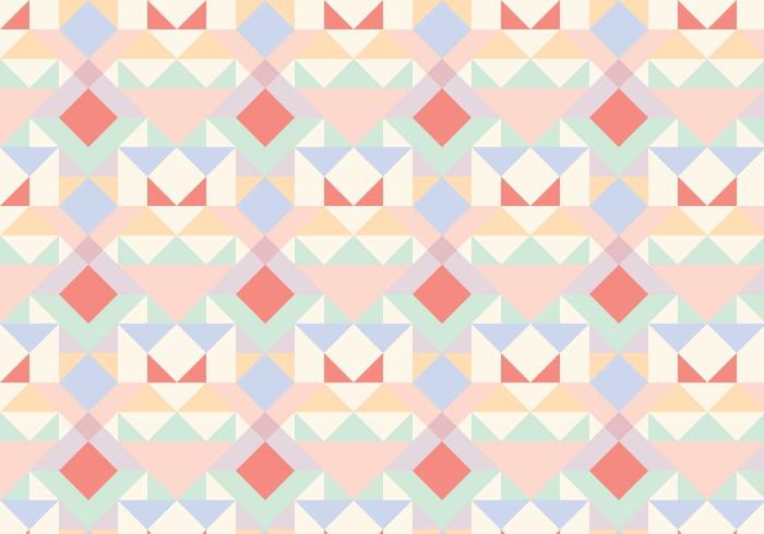 Pastel Geometric Abstract Pattern vector