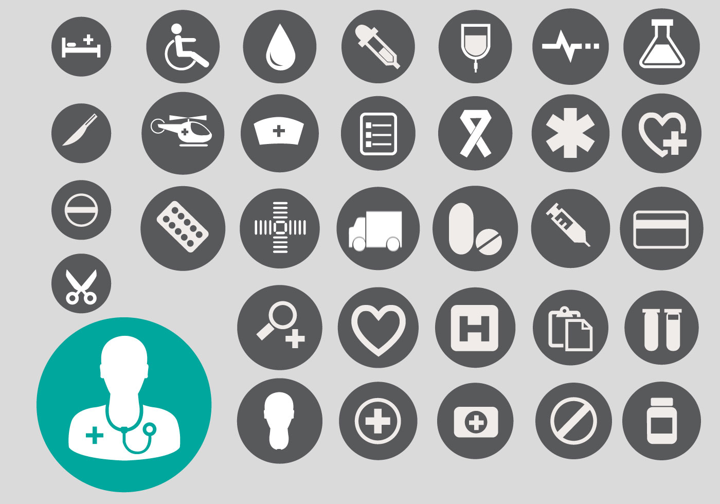 Download Free Medical Icon Vector - Download Free Vectors, Clipart ...