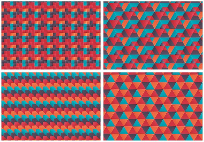 Free Vector Bauhaus Patterns set Free Vector Bauhaus Patterns set