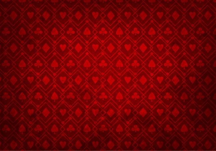 Vector de fondo libre de póquer rojo