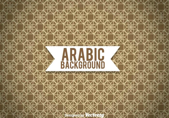 Arabic Ornament Brown Background Arabic Ornament Brown Background