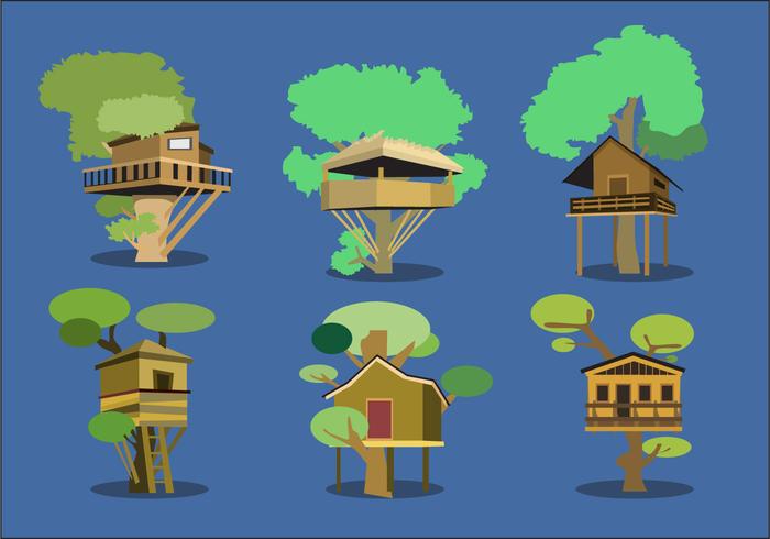 Tree House Vector