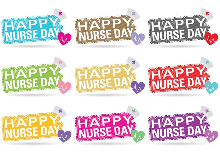 Nurse Day Vector Titles