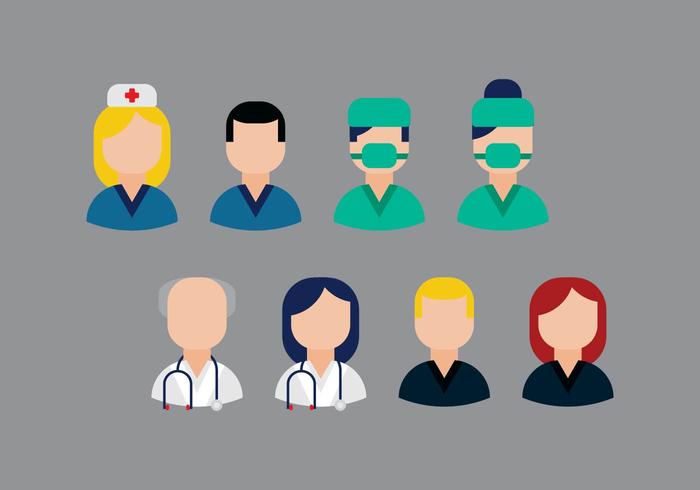 Free Medical Occupations Vector Free Medical Occupations Vector