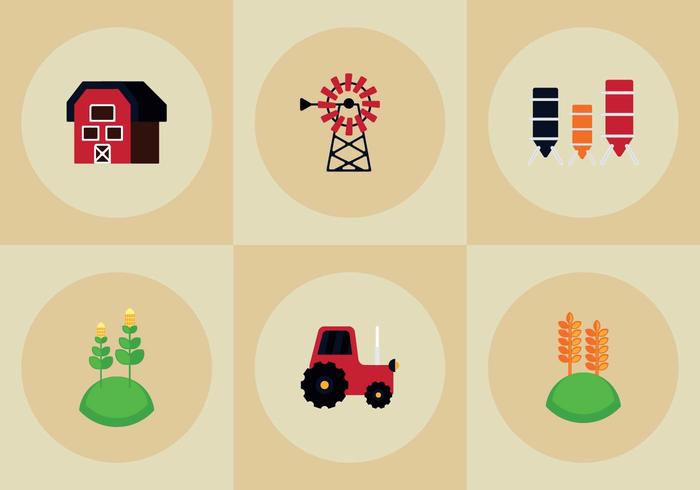 Free Farm Elements Vectors