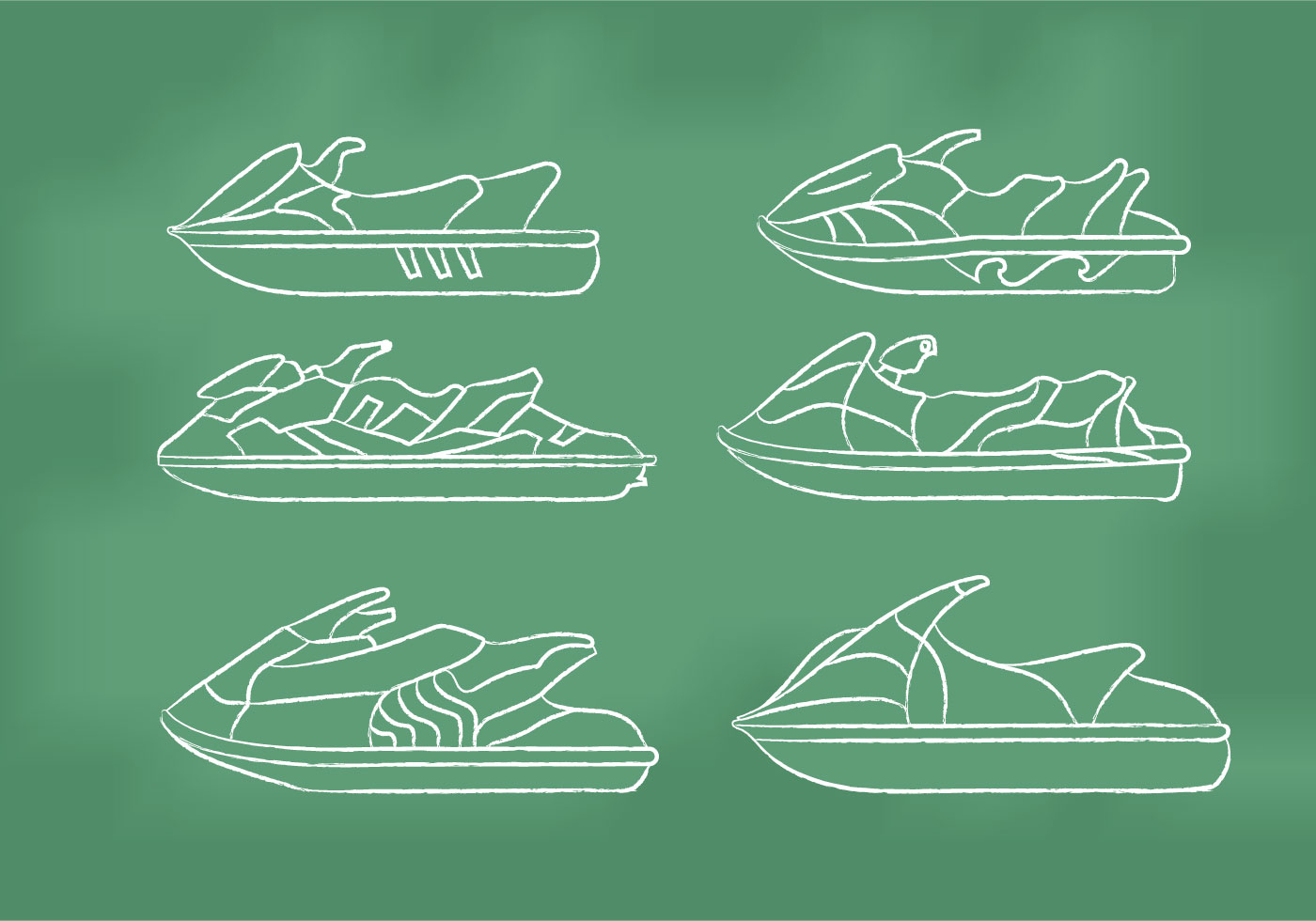 Jet Ski Vector - Download Free Vector Art, Stock Graphics ...