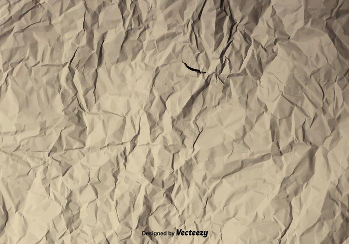 Vector Background of a Crumpled Paper Texture