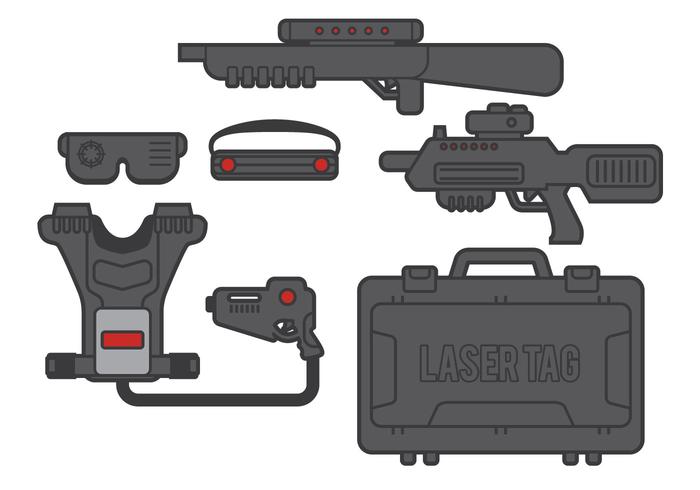 Laser Tag Vector