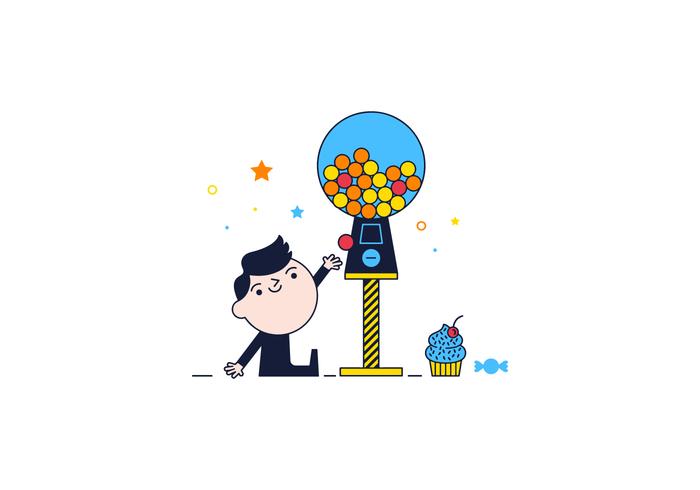 Free Candy Machine Vector