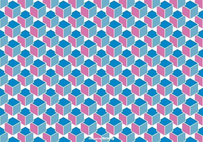 Abstract Cube Background Vector