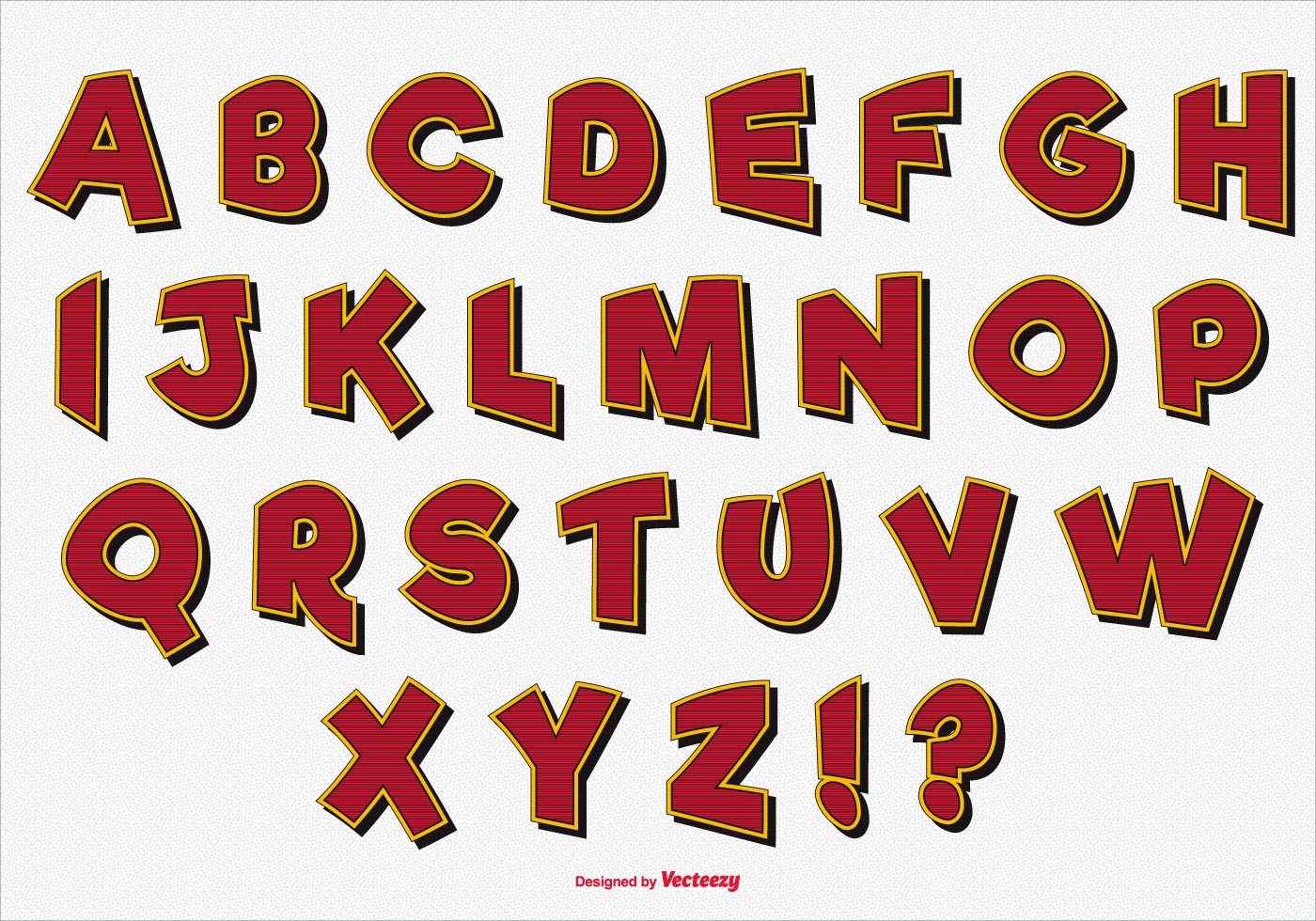 Download Cute Decorative Alphabet Set 109791 - Download Free ...