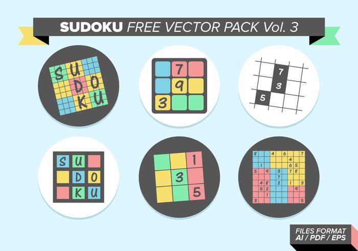Sudoku Free Vector Pack Vol. 3 Sudoku Free Vector Pack Vol. 3