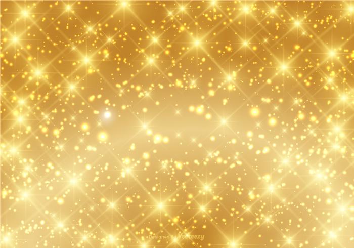 Beautiful Gold Sparkle Background Vector