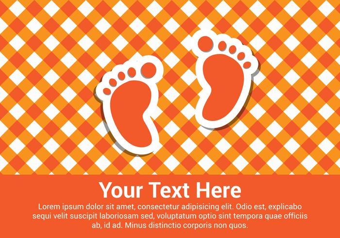 Free Baby Arrival Card Vector Free Baby Arrival Card Vector
