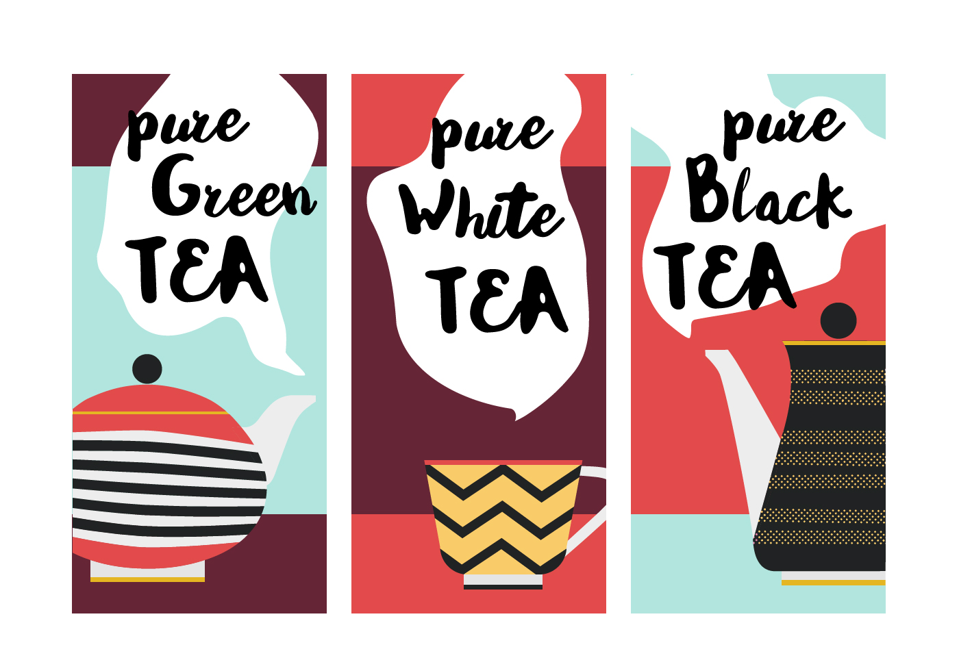 Free Tea Vector Background 109861 Vector Art at Vecteezy