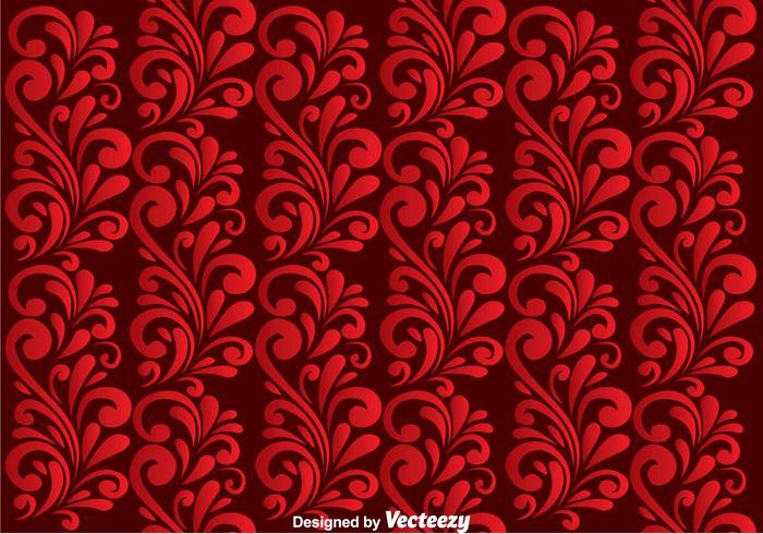 Fondo rojo de Swirly vector