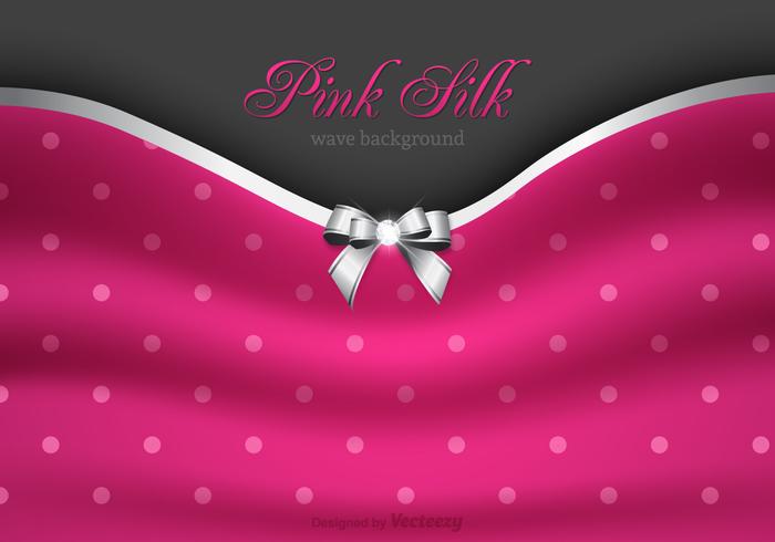 Vector Pink Silk Background