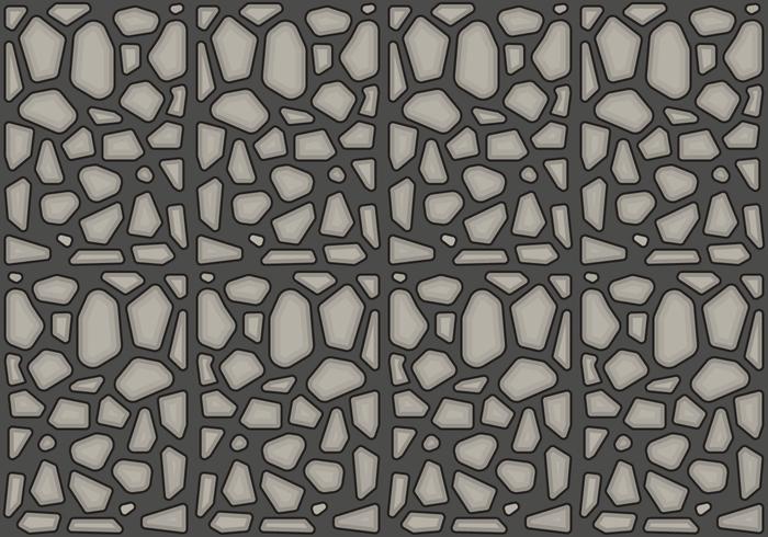 Free Stone Path Pattern 1 vector