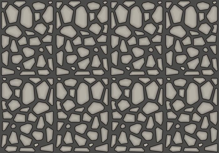 Free Stone Path Pattern 1 vector