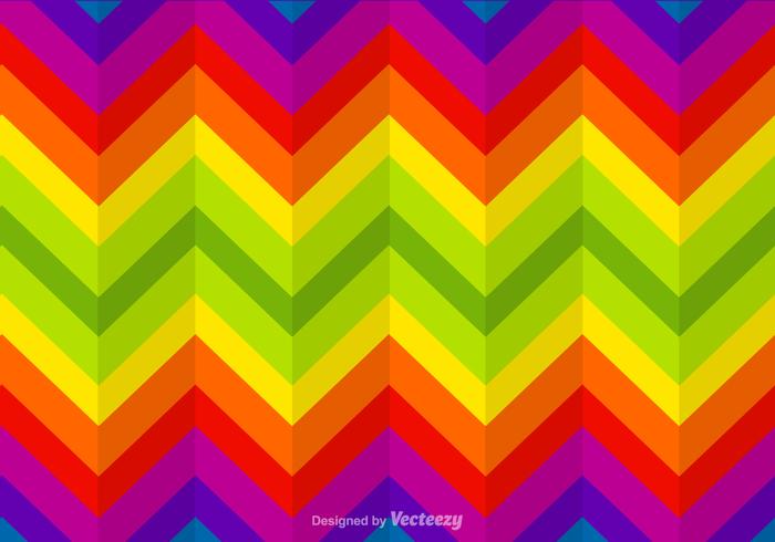 Free Zigzag Rainbow Vector Background Free Zigzag Rainbow Vector Background
