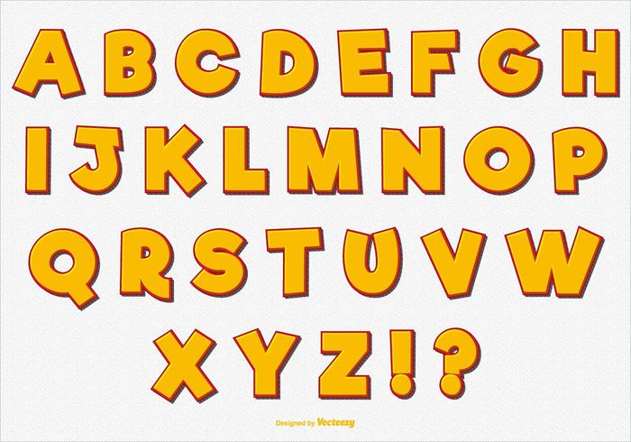 Fun Vector Alphabet Set