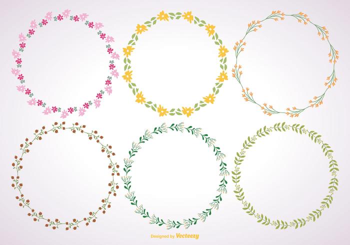 Cute Floral Frame Set Cute Floral Frame Set