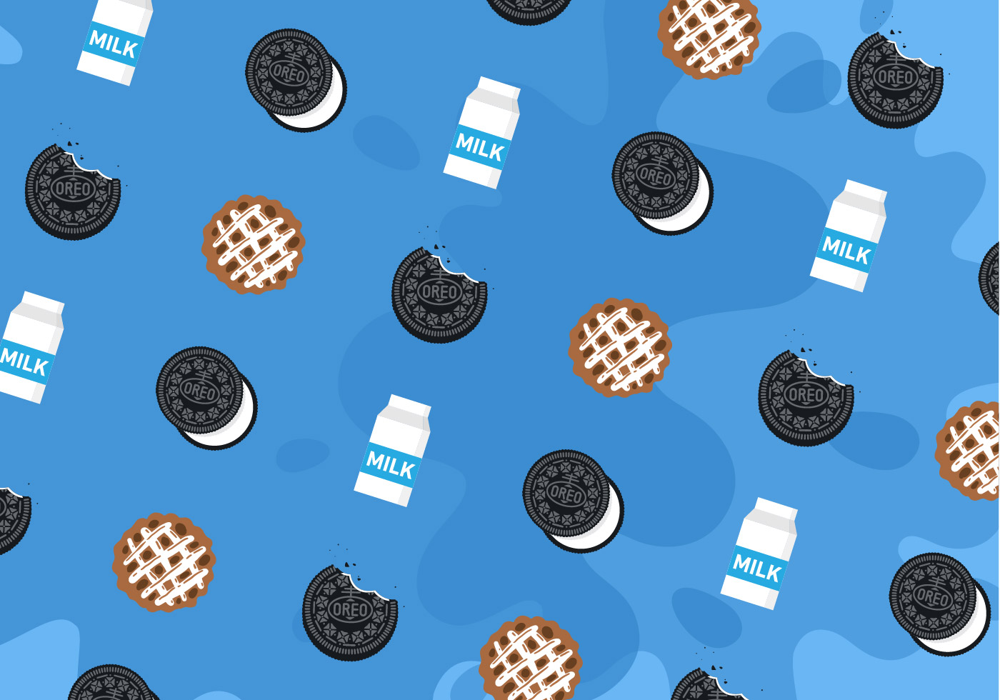 Oreo Pattern Vector 109976 Vector Art at Vecteezy