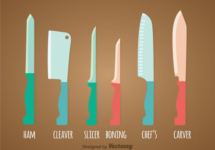 Knife Sets Vector