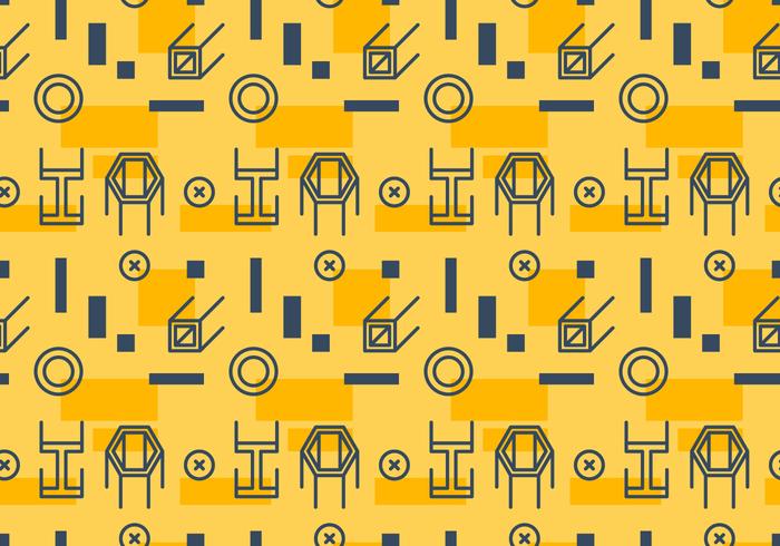 Free Steel Beam Vector Pattern	