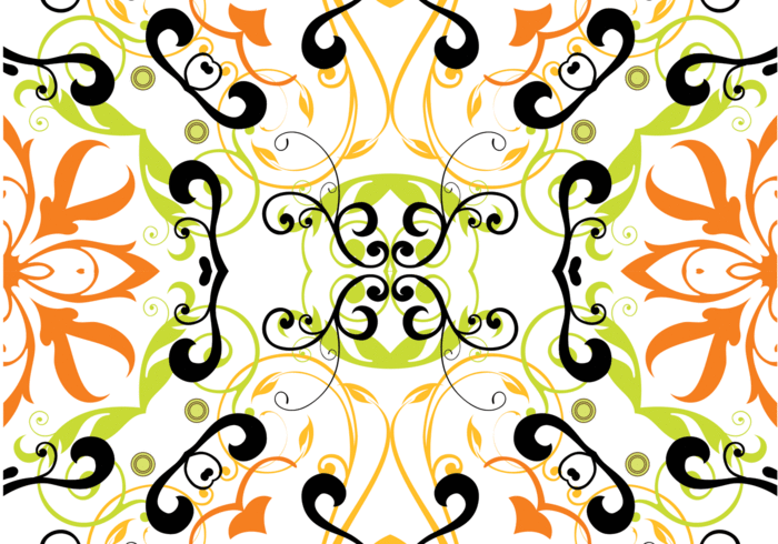 Floral Pattern Background Vector