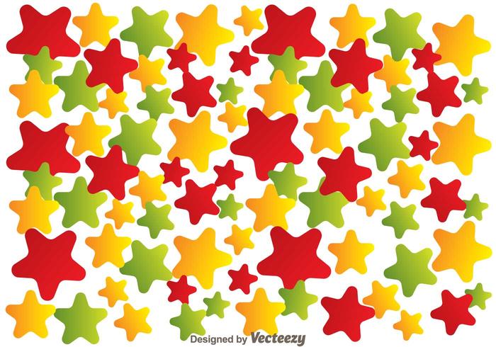 Funny Star Background vector