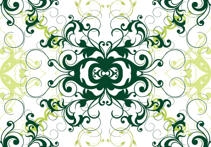 Green Garden Seamless Pattern vector