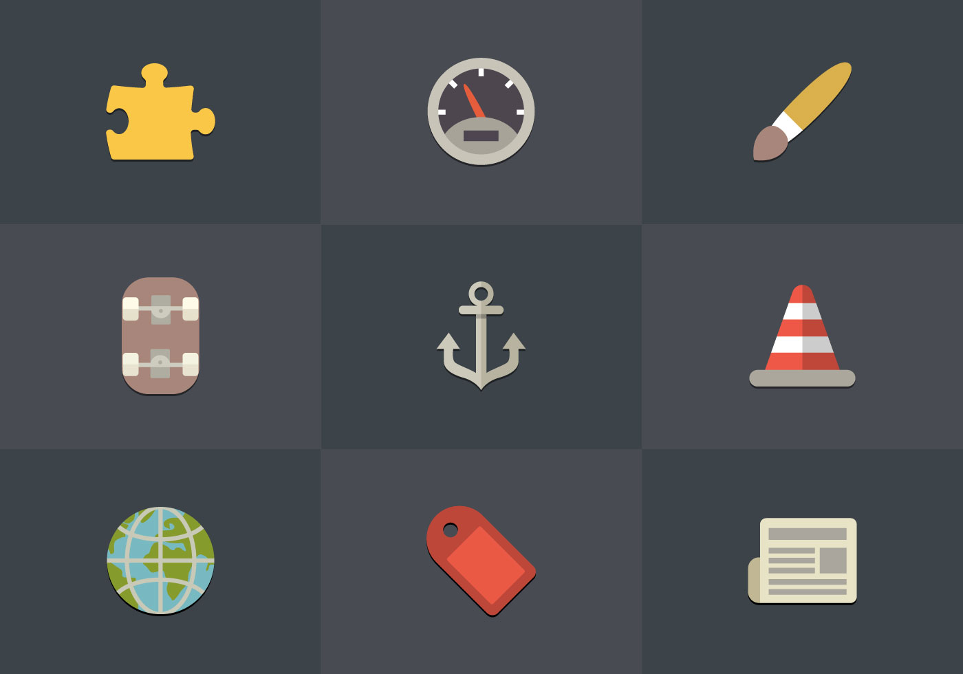 Free Flat Icon Set 09 Vector 109998 Vector Art at Vecteezy