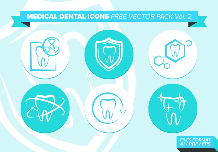 Medical Dental Icons Free Vector Pack Vol. 2 Medical Dental Icons Free Vector Pack Vol. 2