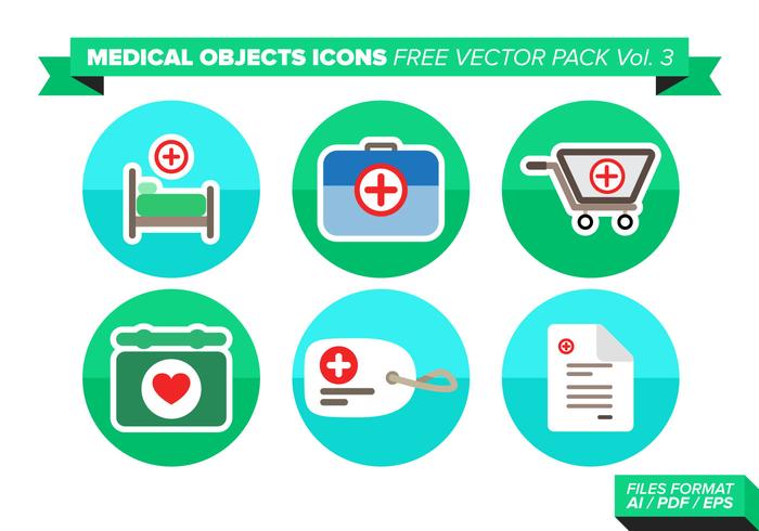 Medical Objets Icons Free Vector Pack Vol. 3 Medical Objets Icons Free Vector Pack Vol. 3