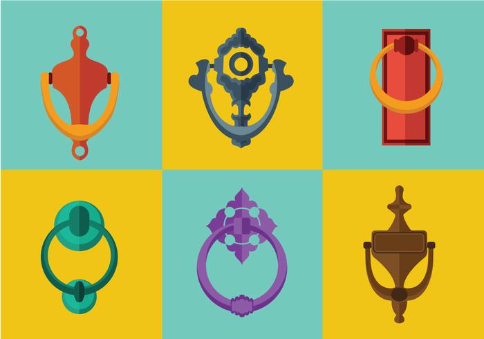 Classic Style Door Knocker Vector Classic Style Door Knocker Vector