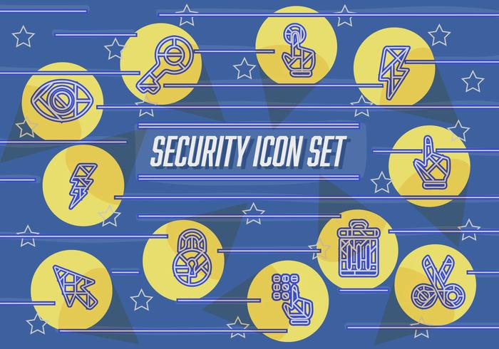 Abstract Security Vector Icons