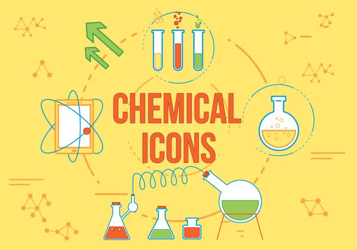 Libre Química Vector Iconos