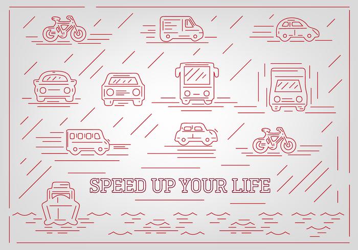Free Abstract Vehicle Vector Icons Free Abstract Vehicle Vector Icons