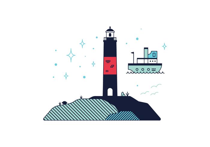 Free Lighthouse Vector Free Lighthouse Vector