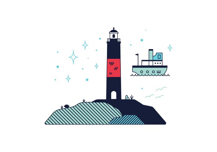 Free Lighthouse Vector