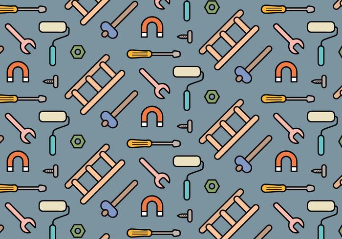 Tools Icons Pattern Vector