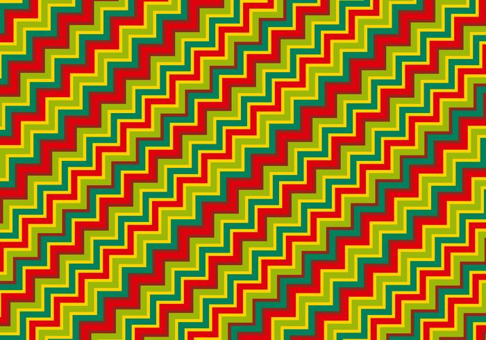 Fondo colorido del modelo del zigzag vector