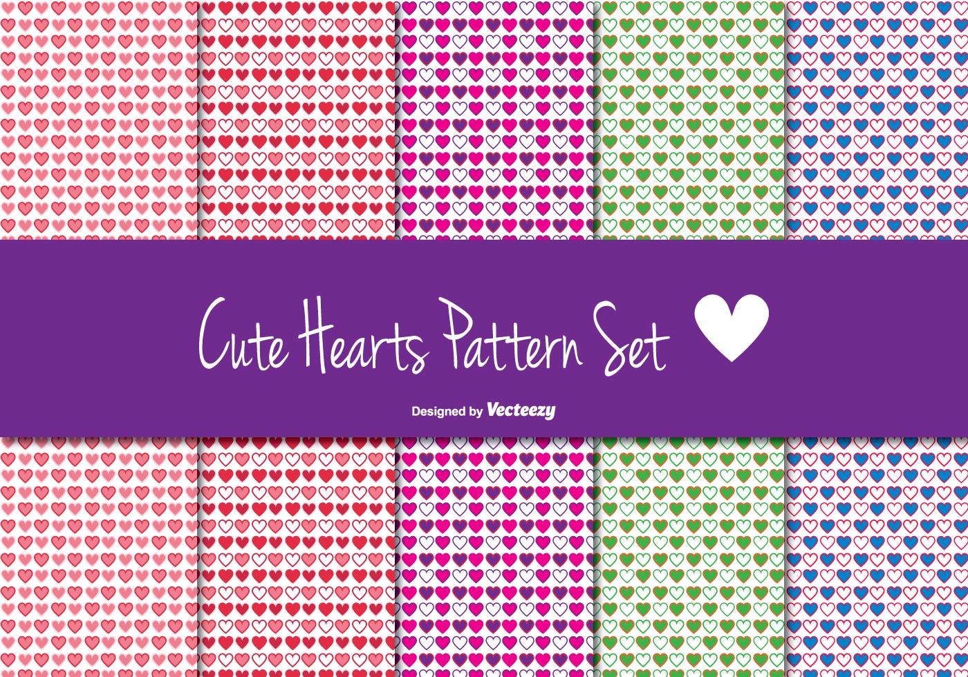 cute-heart-pattern-set-download-free-vector-art-stock-graphics-images