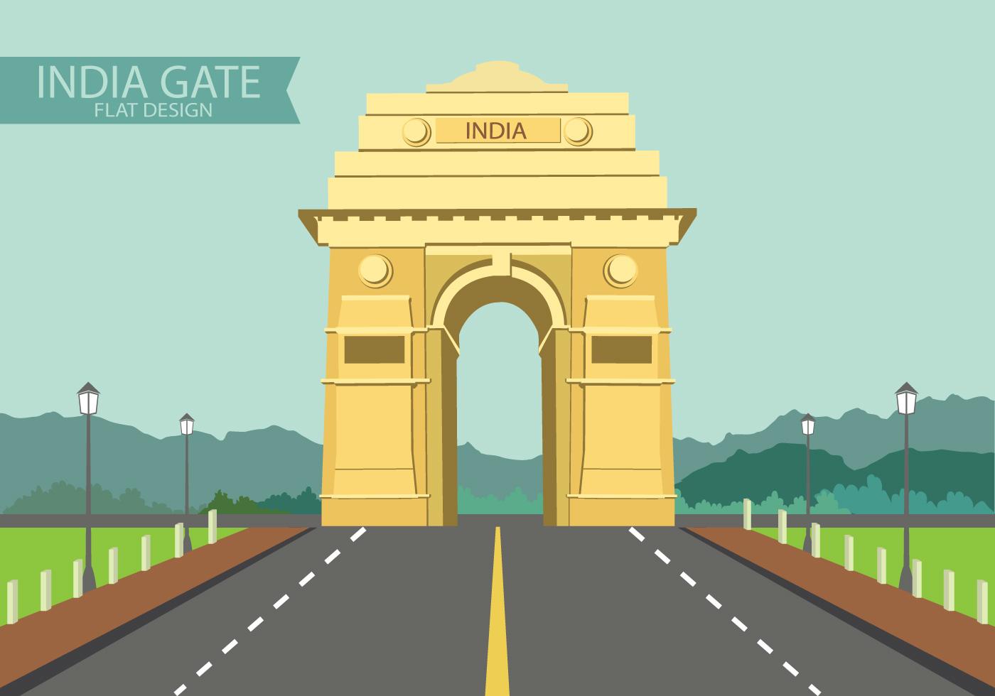 India Gate On Flat Design 110230 Vector Art At Vecteezy india-gate-on-flat-design-110230-vector-art-at-vecteezy